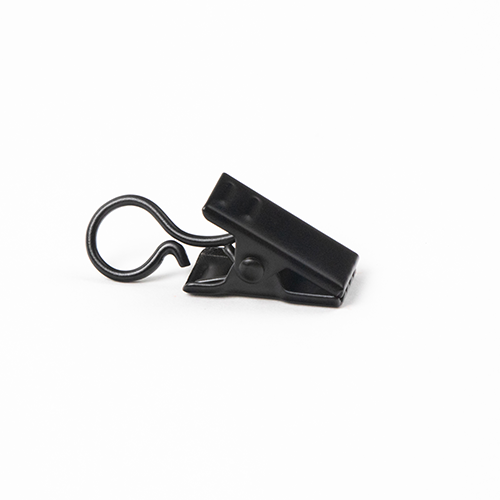 black Kirsch Designer Metals Ring Clips