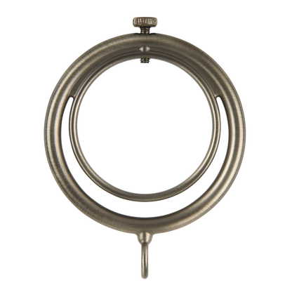 Kirsch 1 3/8" Designer Metals Ring Lock