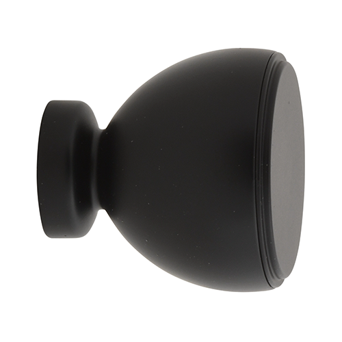 black Kirsch 1" Designer Metals Milo Finial